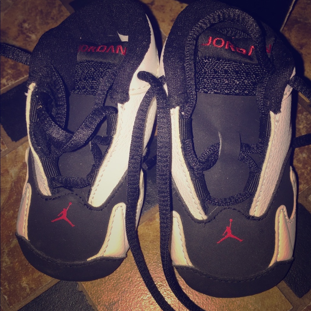 Black and white Jordan 11 retro